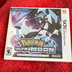 Nintendo 3DS Pokémon Ultra Moon Game - Black and Blue